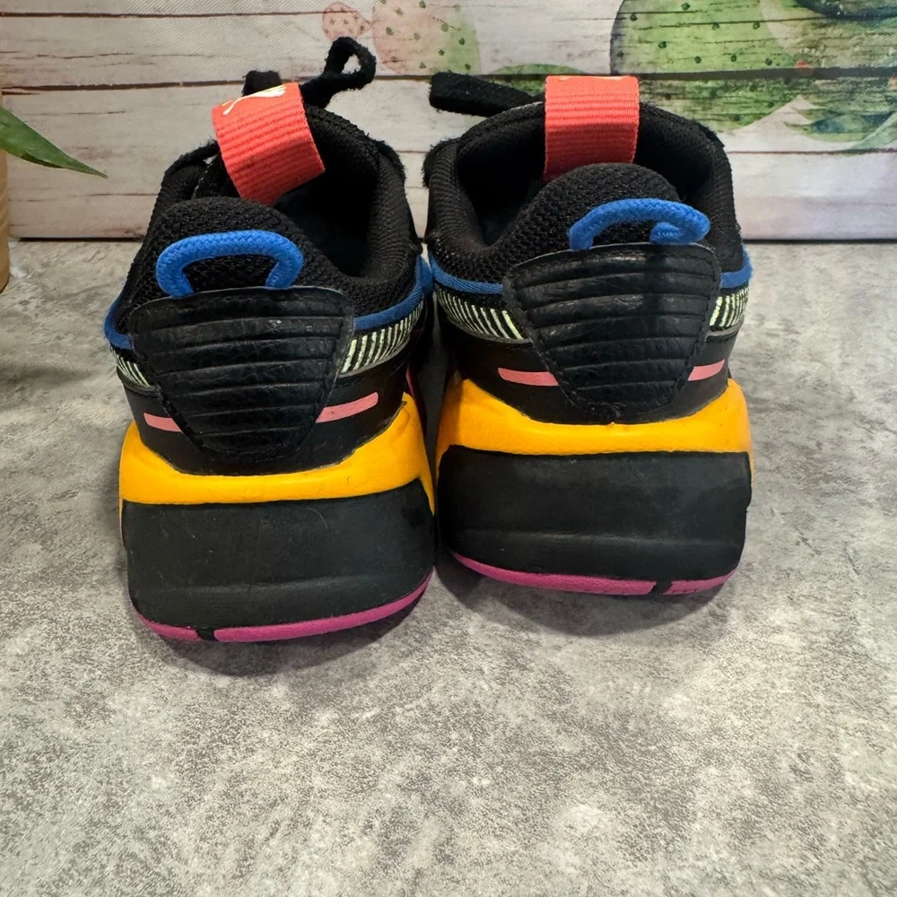 PUMA RsX Sunset 1 Ps Lace Up Kids Multicolor Sneakers Casual Size 12C